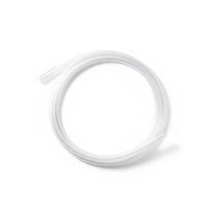 Aufgerollter transparenter Kondensat-Ablaufschlauch von 1,5 Metern fuer einen Luftentfeuchter