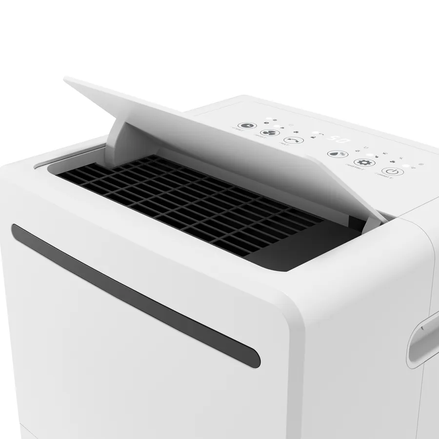 Bedienfeld und Luftgitter des Olimpia Splendid Aquaria S2 40